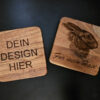 Untersetzer aus Akazienholz im 4er Set - Perfekt für dein Zuhause!