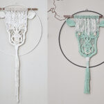 Handgefertigte Makramee-Kuh – Deine stilvolle Wanddekoration